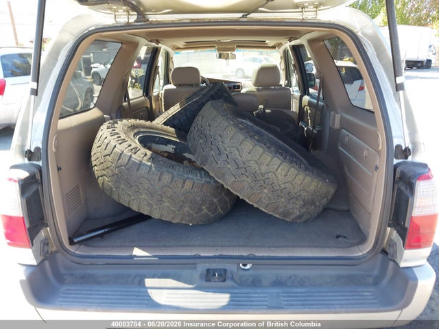 40083784 :رقم المزاد ، JT3HN87R3X9026576 vin ، 1999 Toyota 4runner Limited مزاد بيع