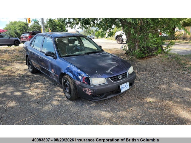 40083807 :رقم المزاد ، 2T1BR12E82C860136 vin ، 2002 Toyota Corolla Ce/le/sport مزاد بيع