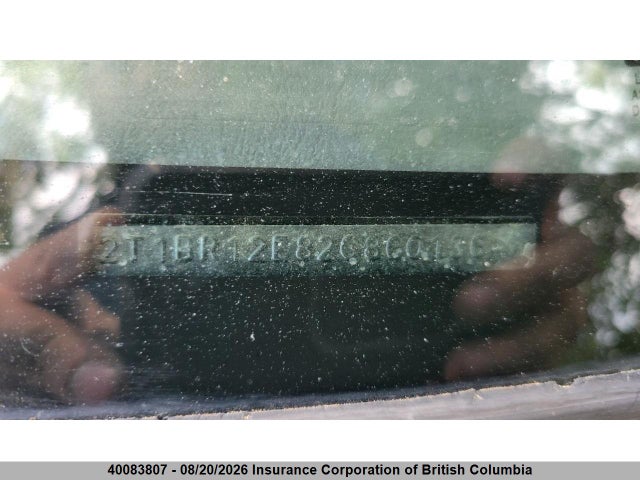 Продаж на аукціоні авто 2002 Toyota Corolla Ce/le/sport, vin: 2T1BR12E82C860136, номер лоту: 40083807