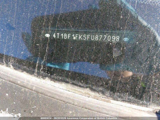 Aukcja sprzedaży 2015 Toyota Camry, vin: 4T1BF1FK5FU877098, numer aukcji: 40083814