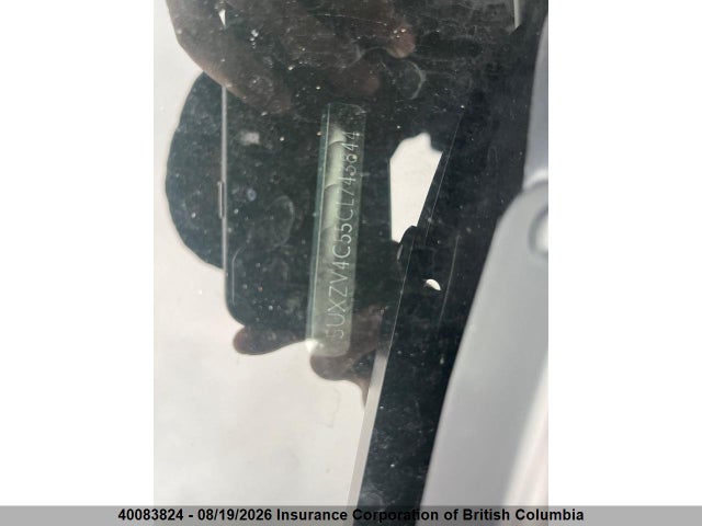 40083824 :رقم المزاد ، 5UXZV4C55CL743844 vin ، 2012 Bmw X5 مزاد بيع