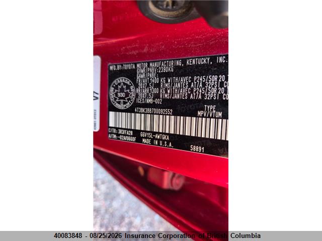 Продажа на аукционе авто 2013 Toyota Venza, vin: 4T3BK3BB7DU092552, номер лота: 40083848
