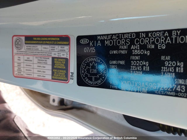 KIA Soul 2016 KNDJX3A59G7262743 Image 9