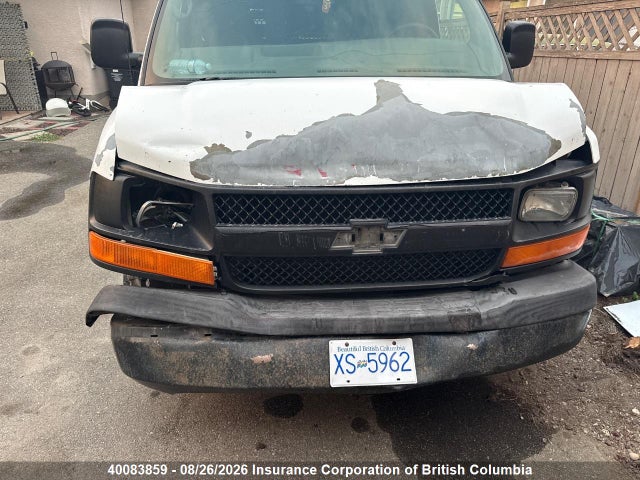2008 Chevrolet Express G1500 მანქანა იყიდება აუქციონზე, vin: 1GCFG15X581126149, აუქციონის ნომერი: 40083859