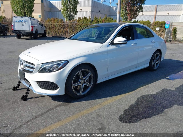 40083861 :رقم المزاد ، 55SWF4KB1JU269950 vin ، 2018 Mercedes-benz C 300 4matic مزاد بيع