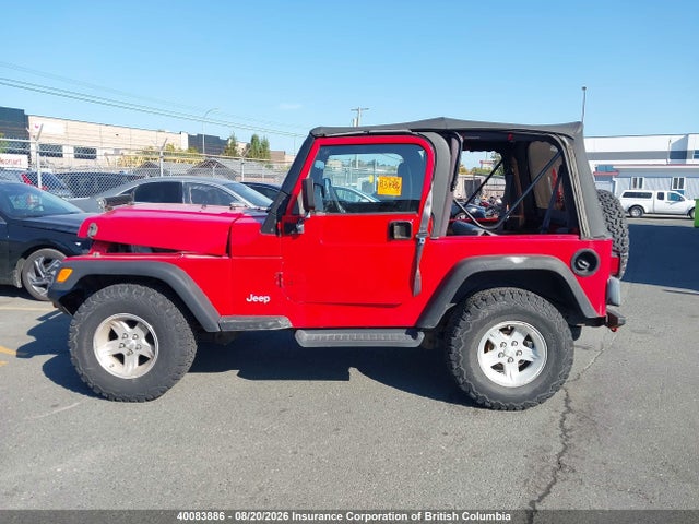 2002 Jeep Tj მანქანა იყიდება აუქციონზე, vin: 1J4FA49S52P713371, აუქციონის ნომერი: 40083886