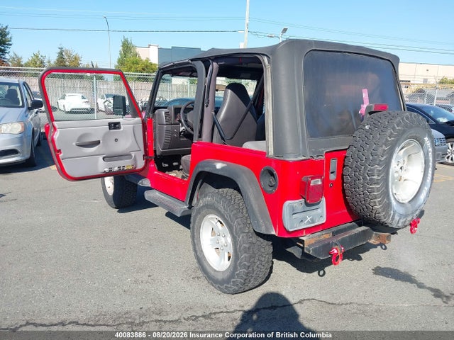 2002 Jeep Tj მანქანა იყიდება აუქციონზე, vin: 1J4FA49S52P713371, აუქციონის ნომერი: 40083886