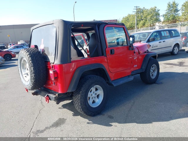2002 Jeep Tj მანქანა იყიდება აუქციონზე, vin: 1J4FA49S52P713371, აუქციონის ნომერი: 40083886