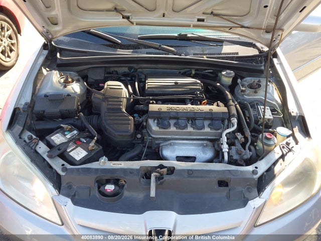 Aukcja sprzedaży 2005 Honda Civic, vin: 2HGES166X5H015482, numer aukcji: 40083890