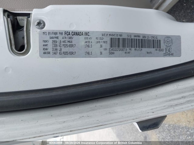 Dodge Grand Caravan Crew 2016 2C4RDGDG7GR365710 Image 9