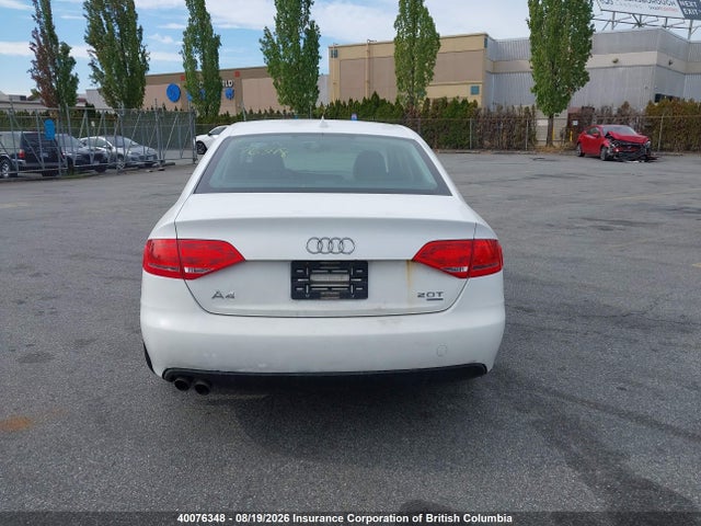 40076348 :رقم المزاد ، WAULF68KX9A097698 vin ، 2009 Audi A4 2.0t Quattro مزاد بيع