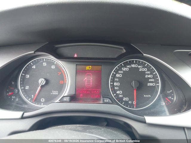 40076348 :رقم المزاد ، WAULF68KX9A097698 vin ، 2009 Audi A4 2.0t Quattro مزاد بيع