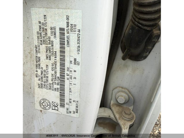 40083911 :رقم المزاد ، 1FT8W3BT5HEE11094 vin ، 2017 Ford F350 مزاد بيع