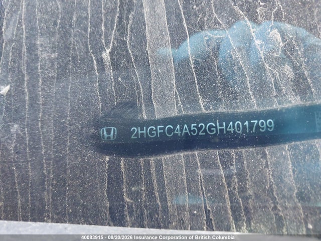 Honda Civic 2016 2HGFC4A52GH401799 Image 18