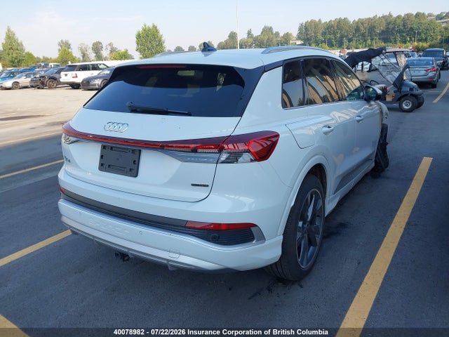 40078982 :رقم المزاد ، WA1L2AFZ1PP031255 vin ، 2023 Audi Q4 E-tron Premium مزاد بيع