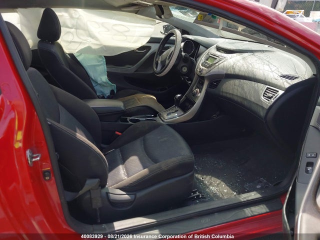 2013 Hyundai Elantra Coupe Gs/se მანქანა იყიდება აუქციონზე, vin: KMHDH6AE7DU012096, აუქციონის ნომერი: 40083929