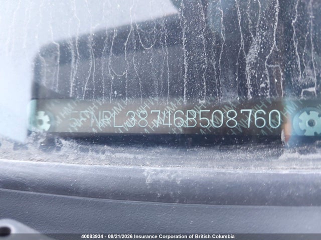 Продаж на аукціоні авто 2006 Honda Odyssey Ex-l, vin: 5FNRL38746B508760, номер лоту: 40083934