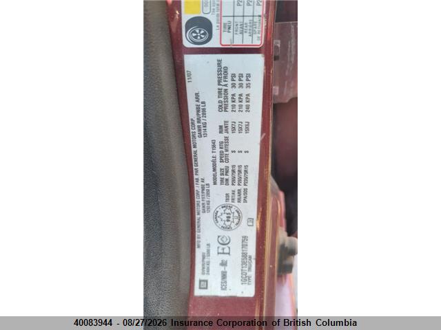 2008 Chevrolet Colorado მანქანა იყიდება აუქციონზე, vin: 1GCDT13E588170759, აუქციონის ნომერი: 40083944
