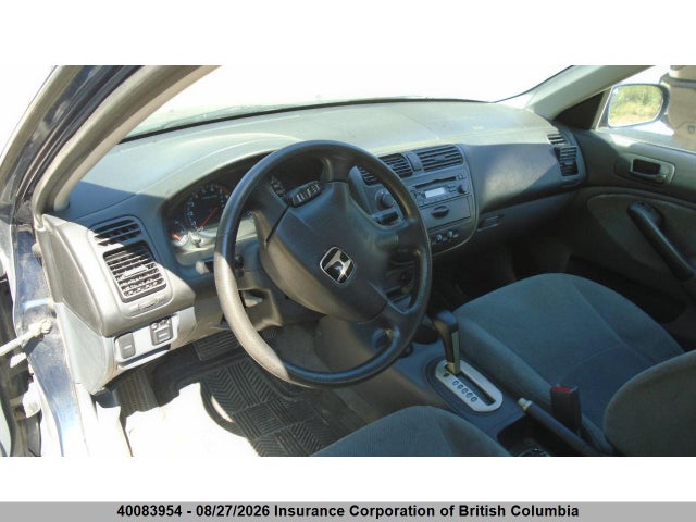 Aukcja sprzedaży 2001 Honda Civic, vin: 2HGES16621H921183, numer aukcji: 40083954