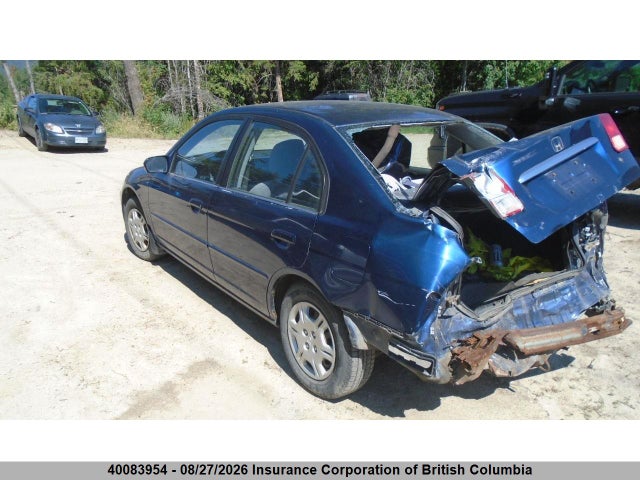 Aukcja sprzedaży 2001 Honda Civic, vin: 2HGES16621H921183, numer aukcji: 40083954