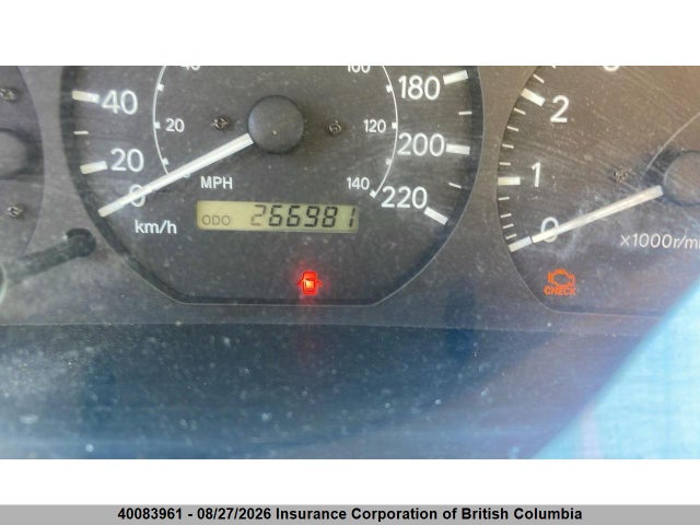1999 Toyota Camry მანქანა იყიდება აუქციონზე, vin: JT2BG22K8X0305943, აუქციონის ნომერი: 40083961