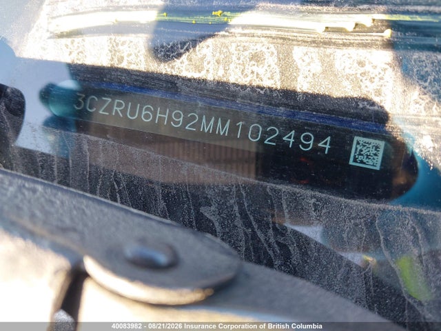Auction sale of the 2021 Honda Hr-v, vin: 3CZRU6H92MM102494, lot number: 40083982