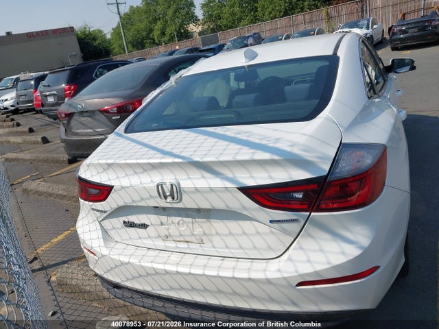 2019 Honda Insight Ex მანქანა იყიდება აუქციონზე, vin: 19XZE4F53KE400745, აუქციონის ნომერი: 40078953
