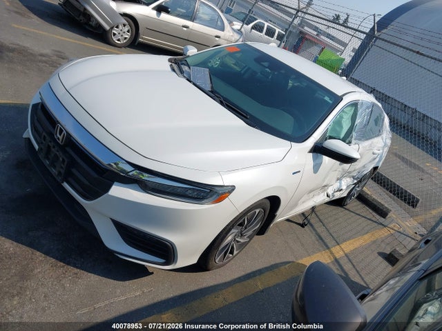 2019 Honda Insight Ex მანქანა იყიდება აუქციონზე, vin: 19XZE4F53KE400745, აუქციონის ნომერი: 40078953