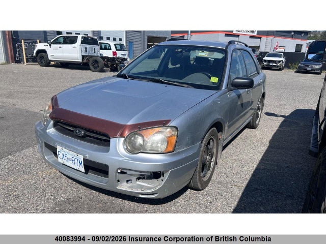 Продаж на аукціоні авто 2004 Subaru Impreza 2.5 Ts, vin: JF1GG65524H811961, номер лоту: 40083994