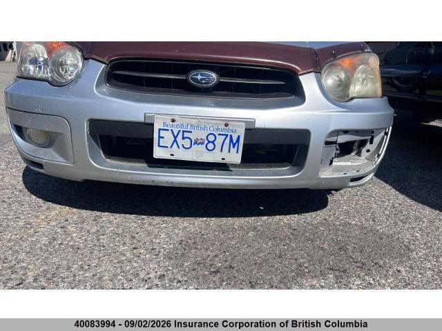 Продаж на аукціоні авто 2004 Subaru Impreza 2.5 Ts, vin: JF1GG65524H811961, номер лоту: 40083994
