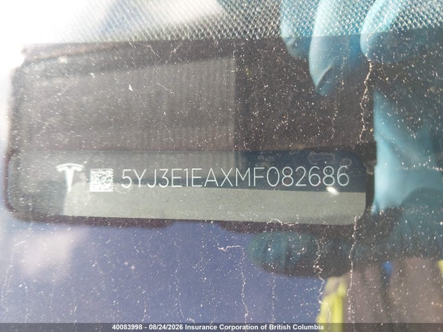 Tesla MODEL 3 2021 5YJ3E1EAXMF082686 Image 18