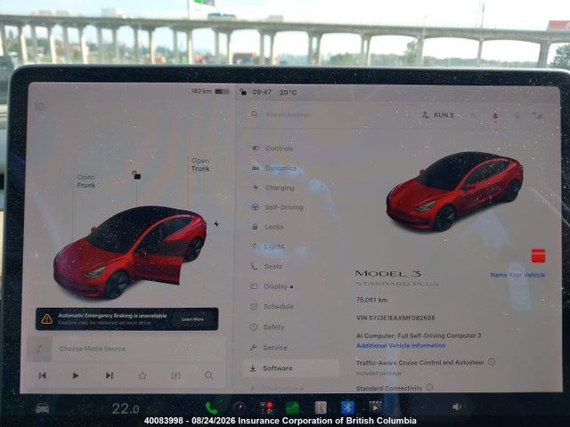 Tesla MODEL 3 2021 5YJ3E1EAXMF082686 Image 7