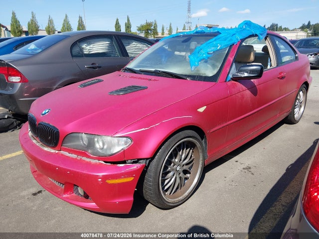 40078478 :رقم المزاد ، WBABD33454PL05100 vin ، 2004 Bmw 325 Ci مزاد بيع