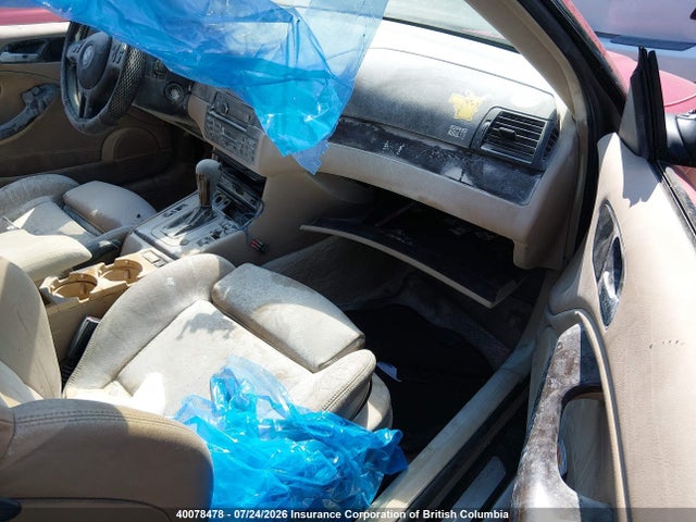 40078478 :رقم المزاد ، WBABD33454PL05100 vin ، 2004 Bmw 325 Ci مزاد بيع