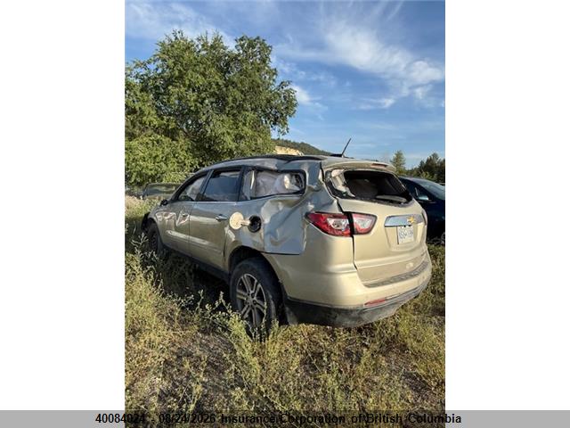 Chevrolet Traverse Lt 2016 1GNKRHKD9GJ313234 Image 3