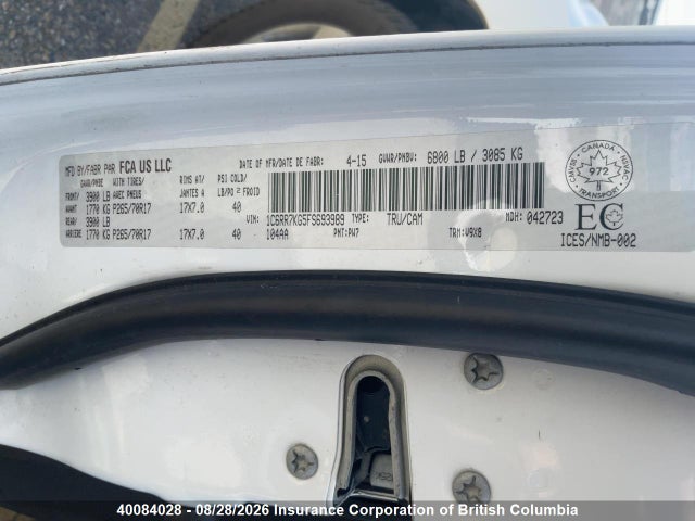 RAM 1500 St 2015 1C6RR7KG5FS693989 Image 26