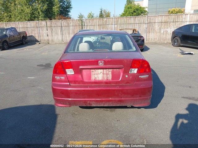 Продаж на аукціоні авто 2005 Honda Civic, vin: 2HGES16335H049687, номер лоту: 40084052
