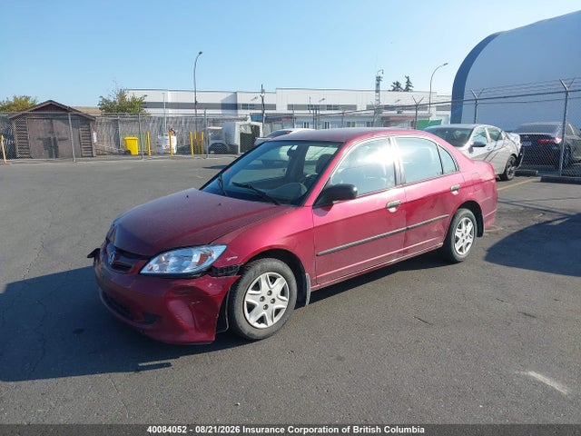 Продаж на аукціоні авто 2005 Honda Civic, vin: 2HGES16335H049687, номер лоту: 40084052