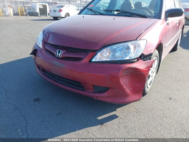 Продаж на аукціоні авто 2005 Honda Civic, vin: 2HGES16335H049687, номер лоту: 40084052