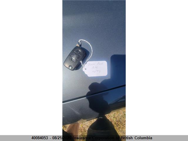Aukcja sprzedaży 2004 Audi A4, vin: WAULC68E04A302196, numer aukcji: 40084053