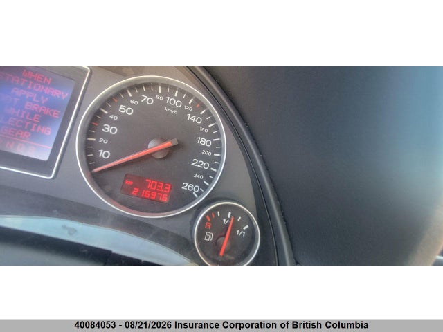 Aukcja sprzedaży 2004 Audi A4, vin: WAULC68E04A302196, numer aukcji: 40084053