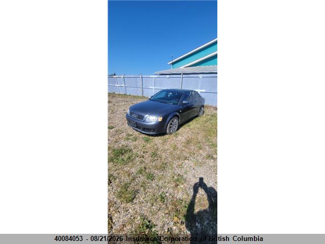 Aukcja sprzedaży 2004 Audi A4, vin: WAULC68E04A302196, numer aukcji: 40084053