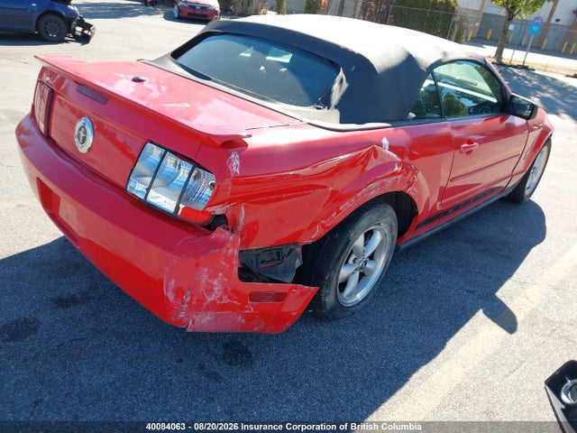 Продажа на аукционе авто 2007 Ford Mustang, vin: 1ZVFT84N775332565, номер лота: 40084063
