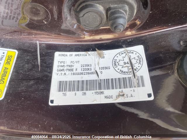 Продажа на аукционе авто 2009 Acura Tl, vin: 19UUA96239A800120, номер лота: 40084064