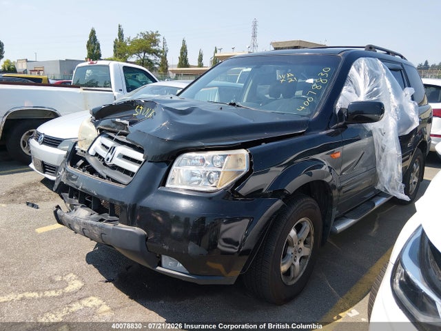 40078830 :رقم المزاد ، 2HKYF185X6H003099 vin ، 2006 Honda Pilot Ex مزاد بيع