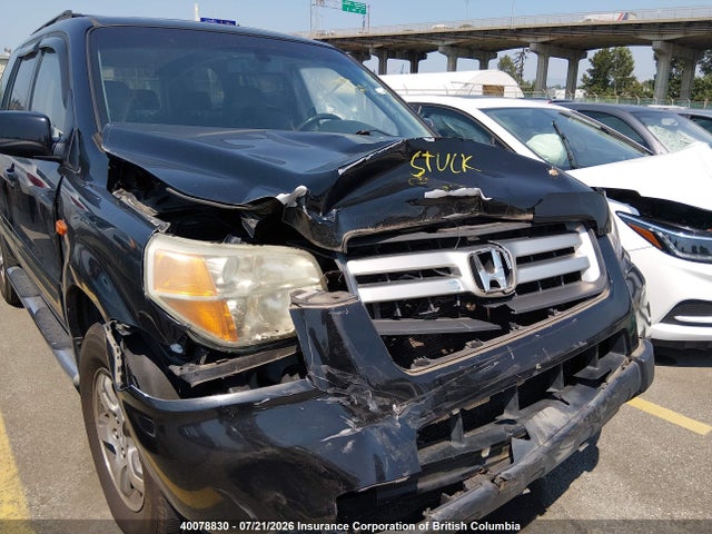 40078830 :رقم المزاد ، 2HKYF185X6H003099 vin ، 2006 Honda Pilot Ex مزاد بيع