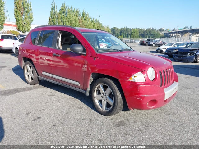 2008 Jeep Compass Limited მანქანა იყიდება აუქციონზე, vin: 1J8FF57W28D575035, აუქციონის ნომერი: 40084070