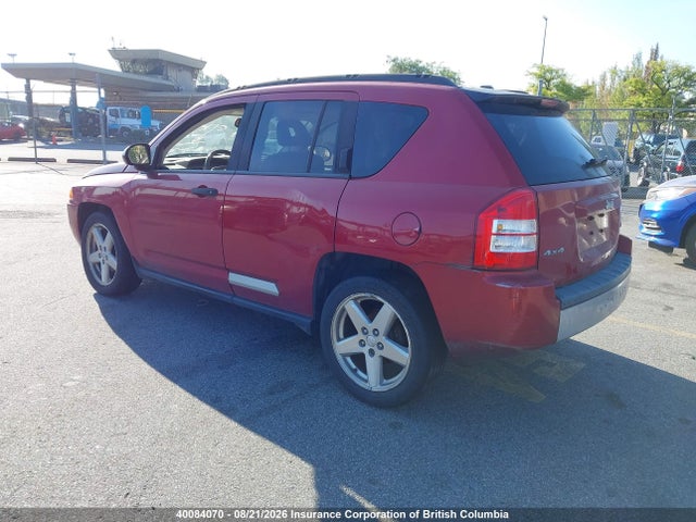 2008 Jeep Compass Limited მანქანა იყიდება აუქციონზე, vin: 1J8FF57W28D575035, აუქციონის ნომერი: 40084070