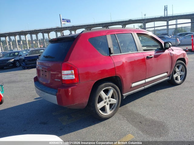2008 Jeep Compass Limited მანქანა იყიდება აუქციონზე, vin: 1J8FF57W28D575035, აუქციონის ნომერი: 40084070