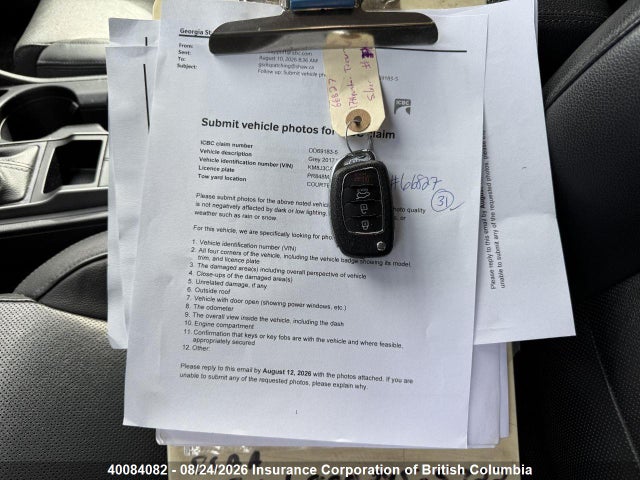KM8J3CA40HU331448 Hyundai Tucson Limited/sport And Eco/se
